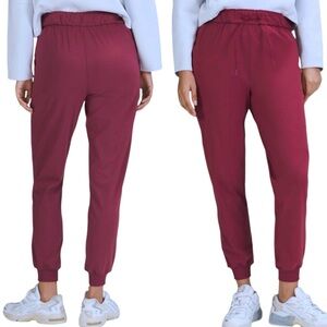 Lululemon Stretch Luxtreme High-Rise Jogger Mulled Wine Pink Rose Activewear 6